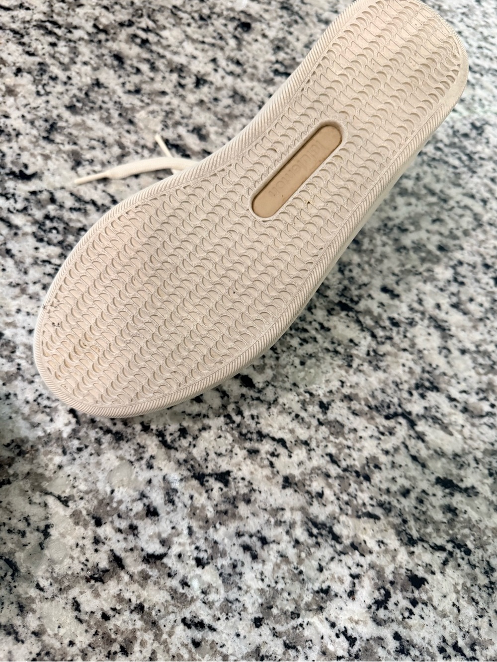 lululemon athletica Cream Canvas Low-Top Sneakers size 8 - Picture 11 of 14